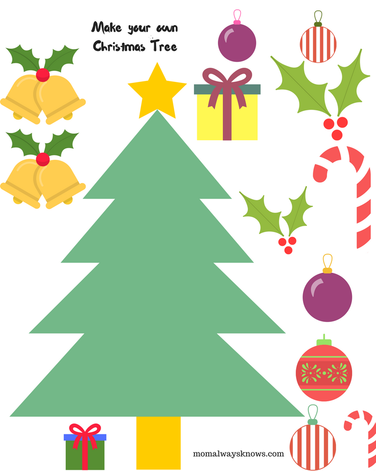Build A Christmas Tree Printable