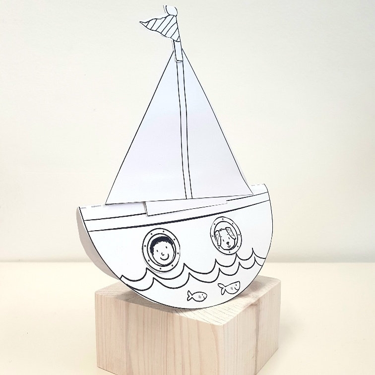 Build A Rocking Paper Boat Boat Craft Printable Activity Sheets 