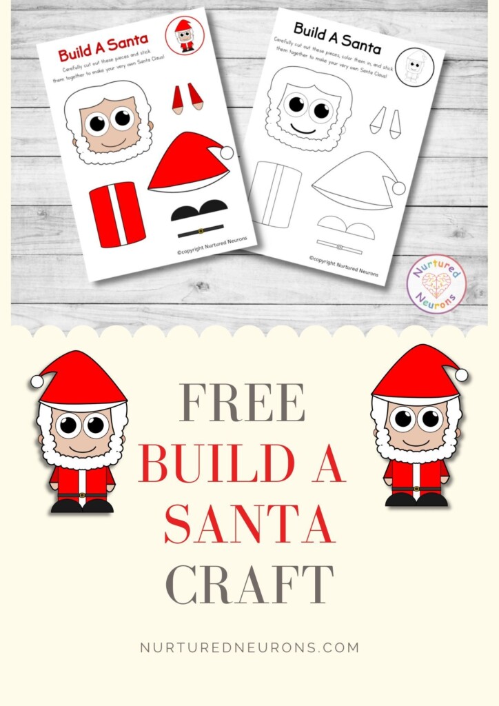 Build A Santa Printable