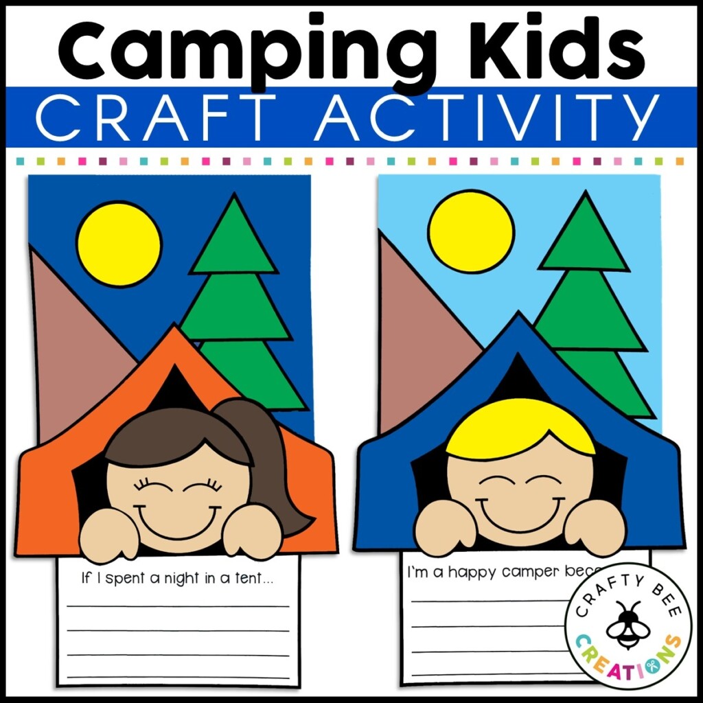 Camping Kids Tent Craft Camping Theme Day Activities Summer 