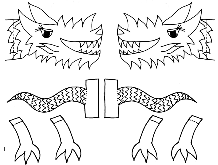 Chinese Dragon Printable Craft