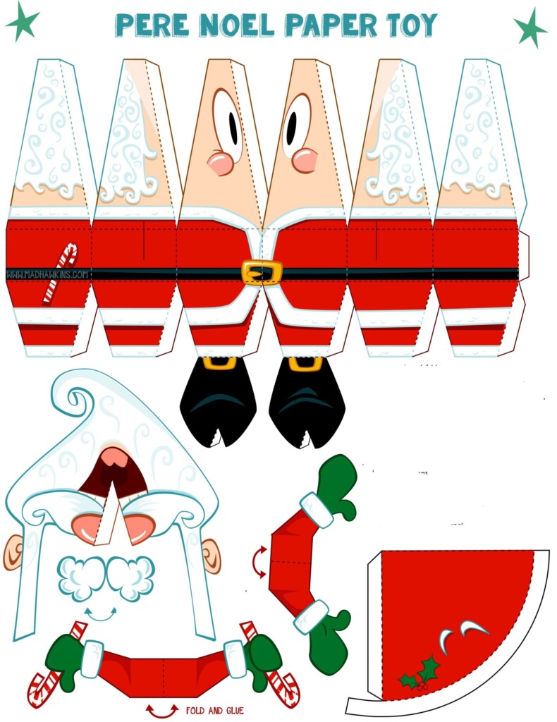 Christmas Paper Craft Printables