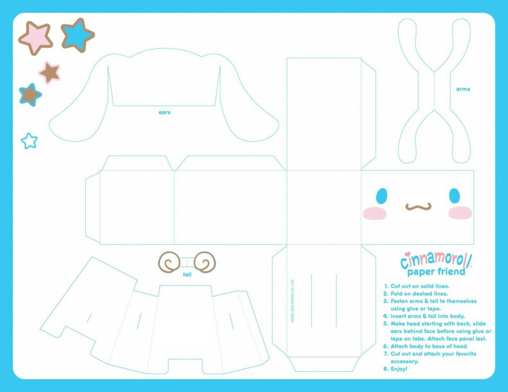 Cinnamoroll Crafts Printable