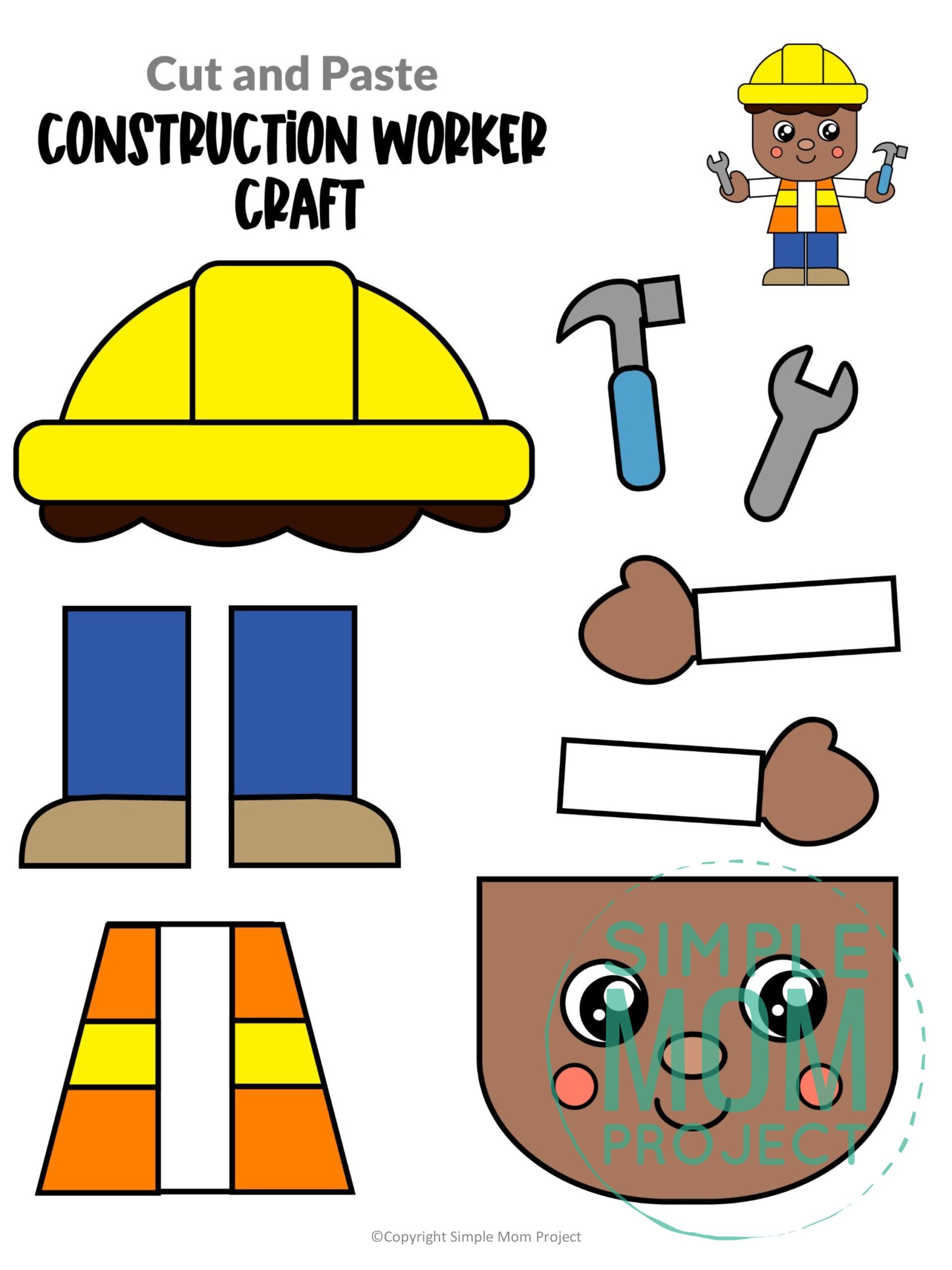 Community Helpers Craft Template Printable And Enjoyable Learning