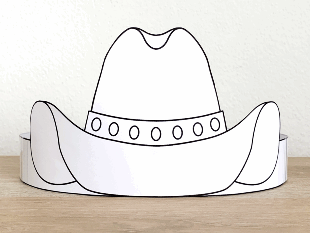 Cowboy Hat Stencil