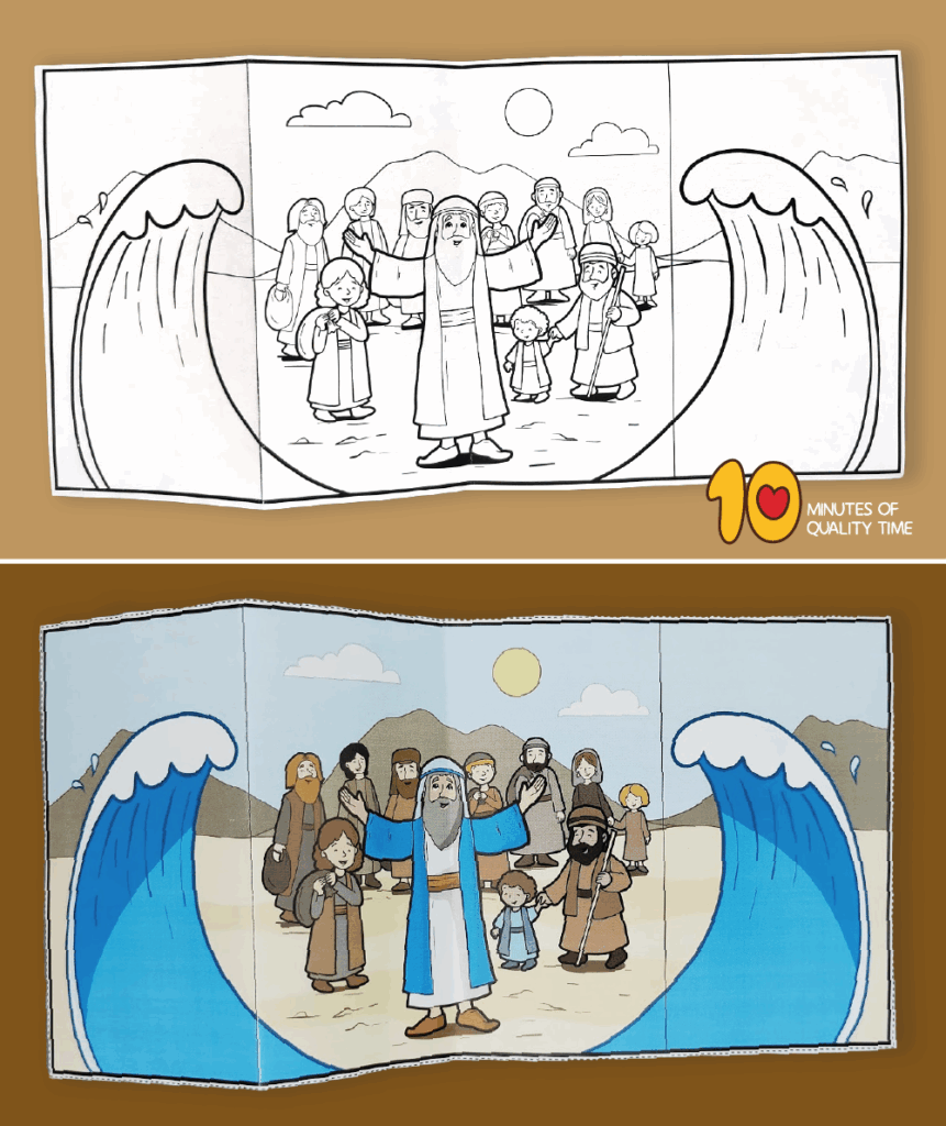 Crossing The Red Sea Folding Craft 10 Minutes Of Quality Time