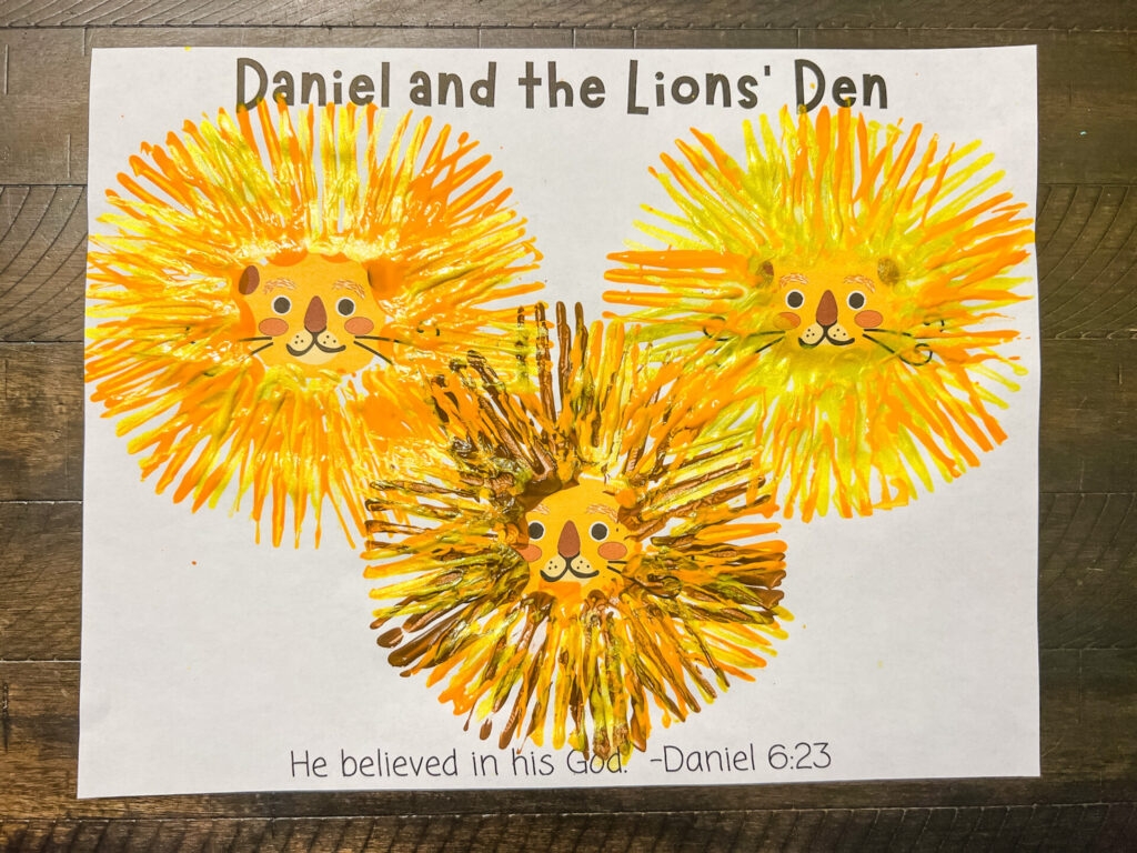 Daniel And The Lions Den Craft FREE Printable Mason Jar Of Memories