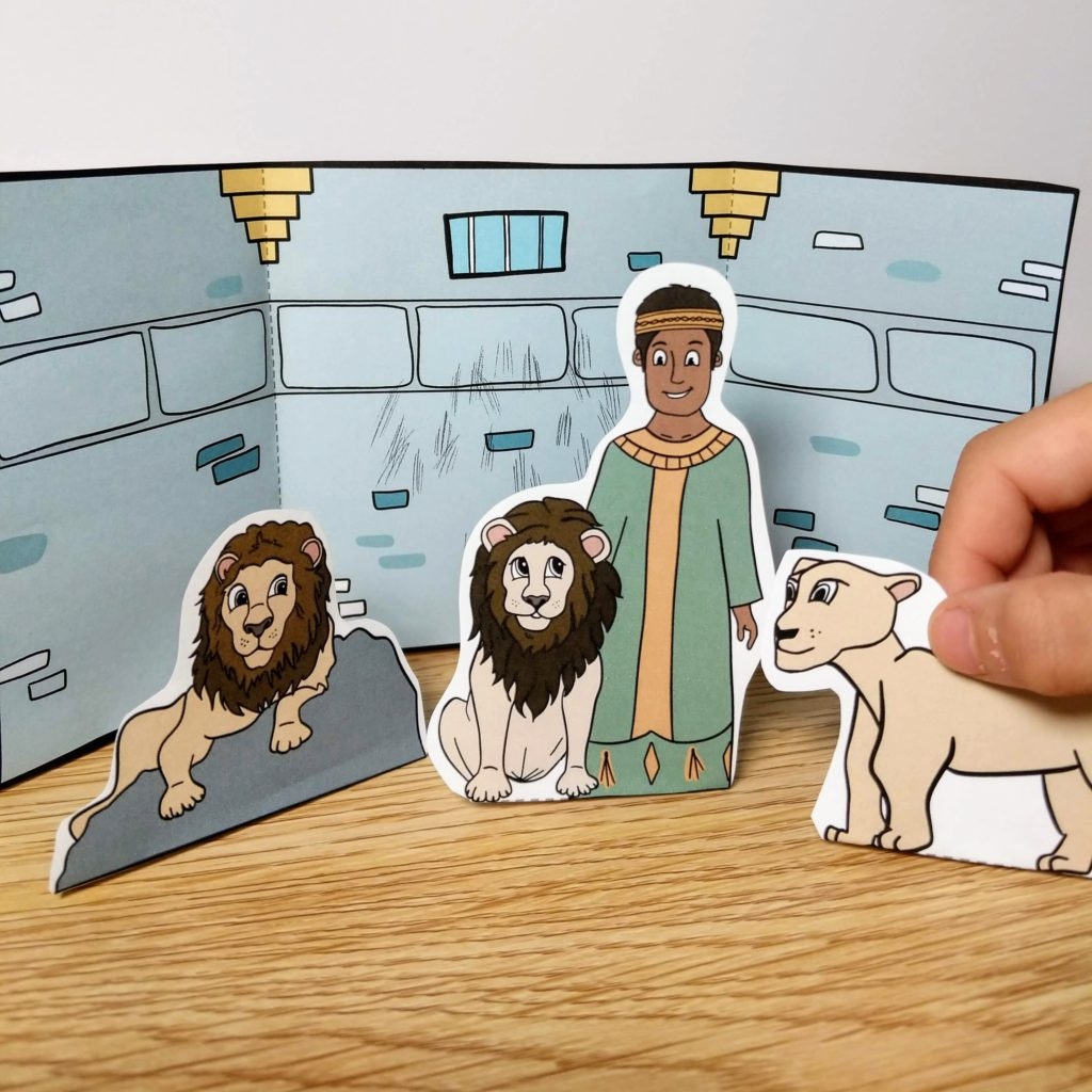 Daniel And The Lions Den Printable Craft This Craft Is The Ideal 