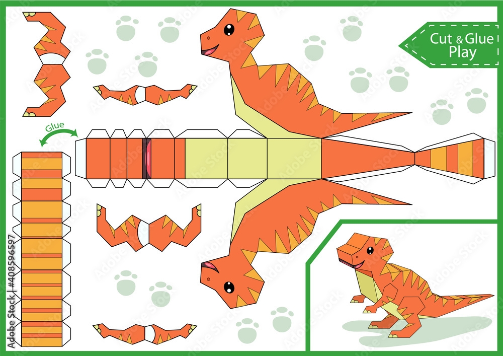 Dinosaur 3d Cut Outs