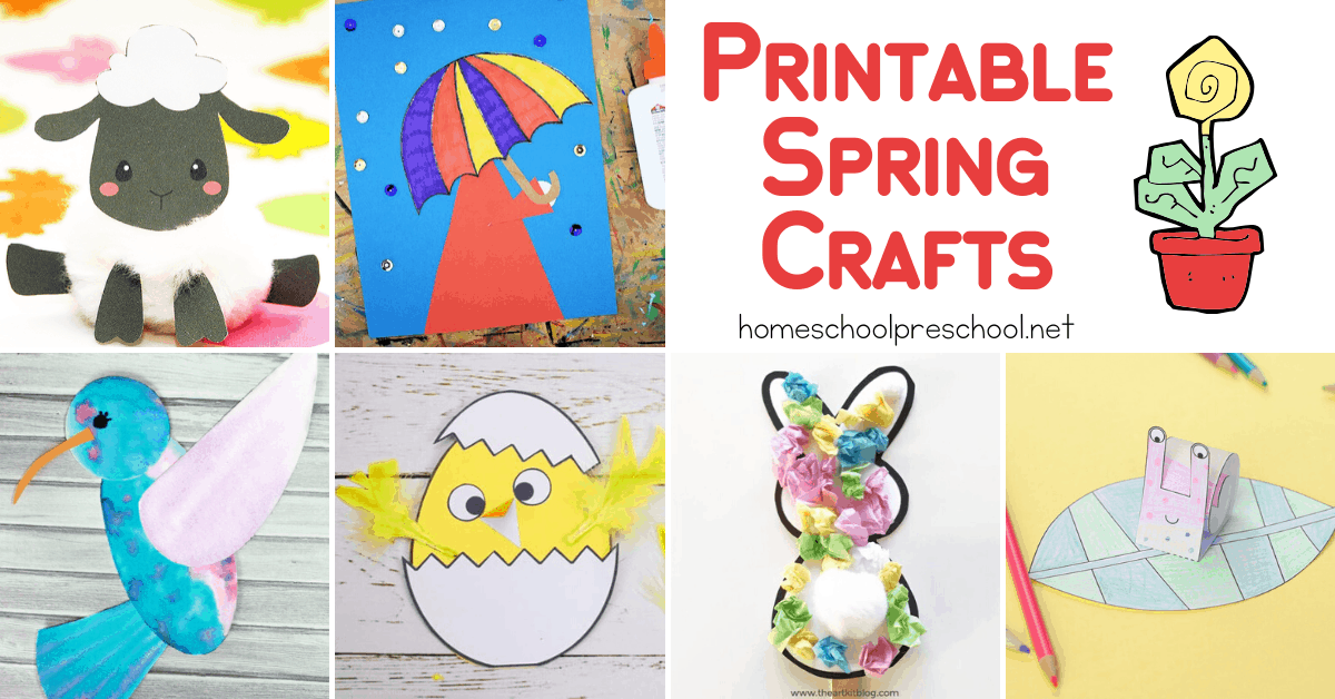 Discover Fun Easy Printable Spring Crafts For Kids