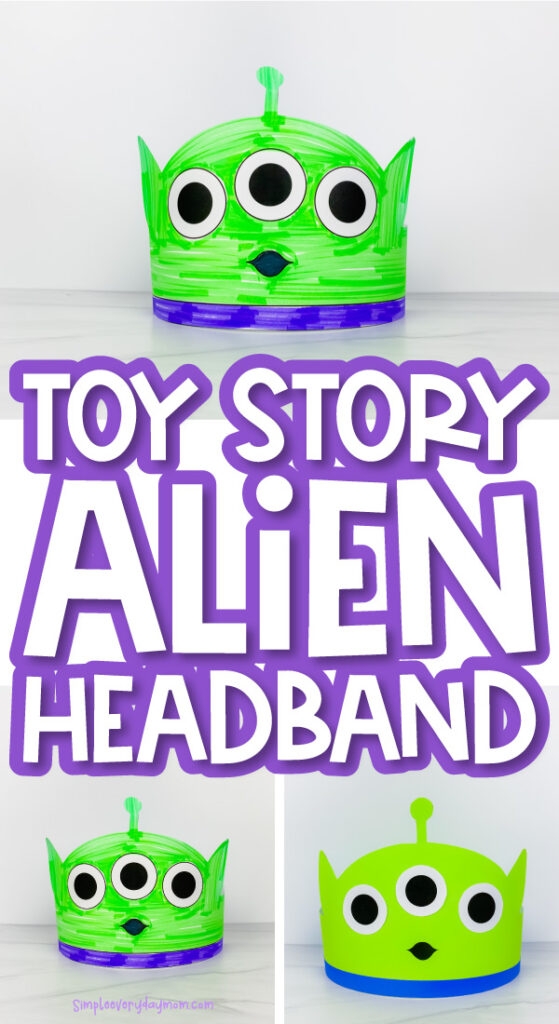 DIY Toy Story Alien Headband Craft For Kids