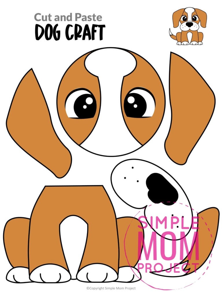 Do You Need A Printable Dog Template To Make A Diy Puppet Or A Fun 