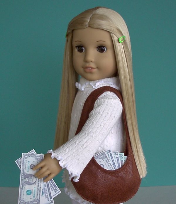 Doll money download With Money Printed On Front And Back AG Doll Size 
