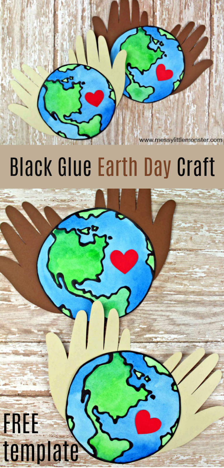 Earth Day Black Glue Craft A Stunning Planet Earth Activity Messy