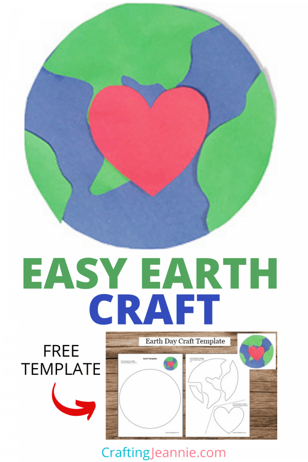 Earth Day Craft Free Printable Crafting Jeannie