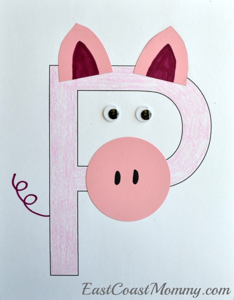 East Coast Mommy Alphabet Crafts Letter P