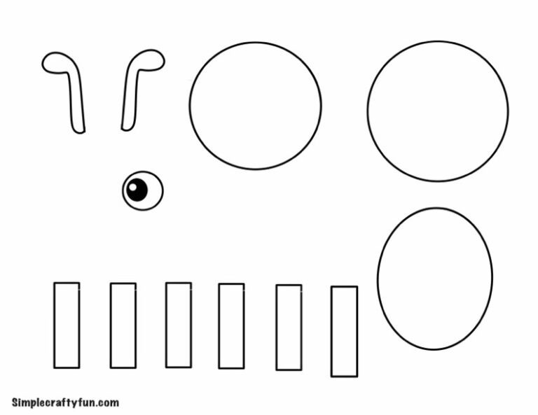 Easy Ant Craft Template Free Printable