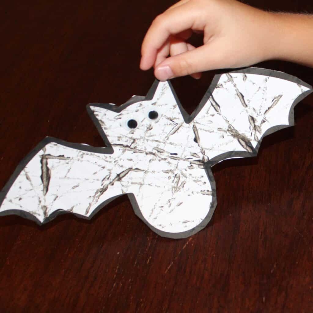 Easy Preschool Bat Craft Free Printable Bat Template 