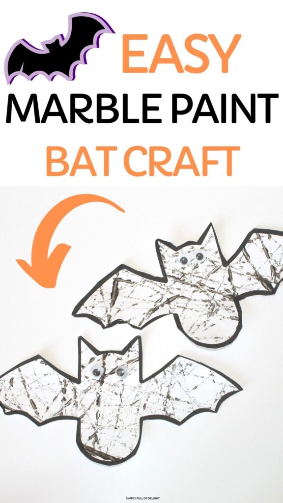 Easy Preschool Bat Craft Free Printable Bat Template 