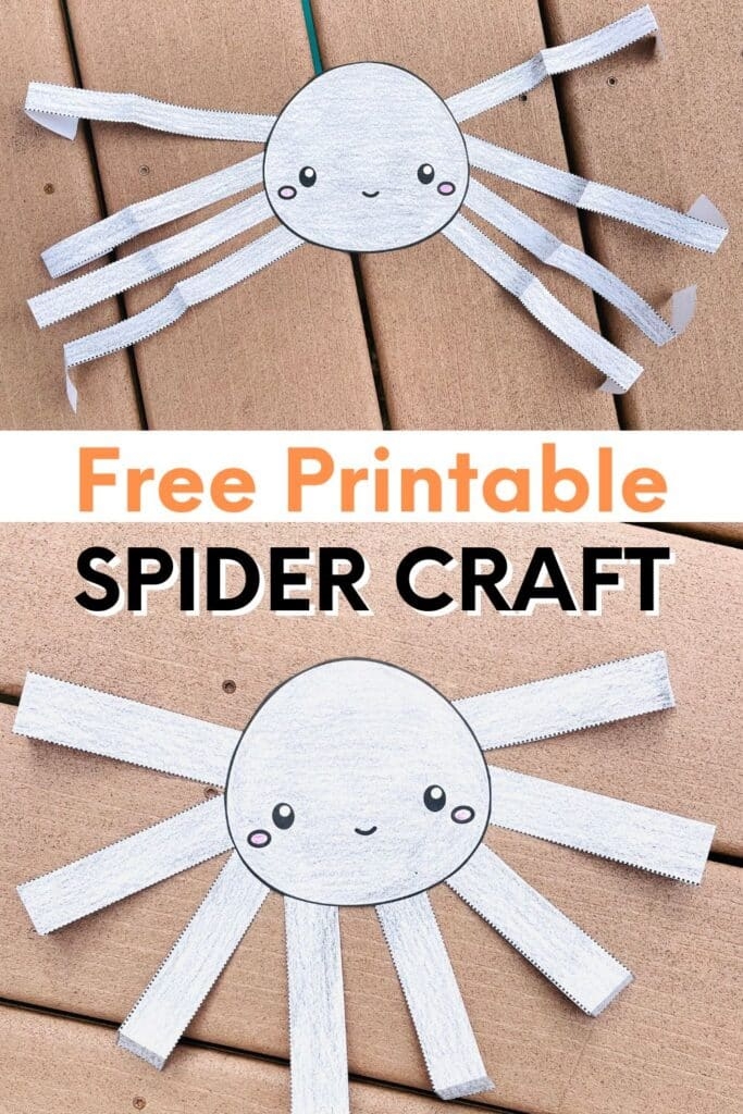 Easy Printable Spider Craft For Preschool Free Simply Full Of Delight