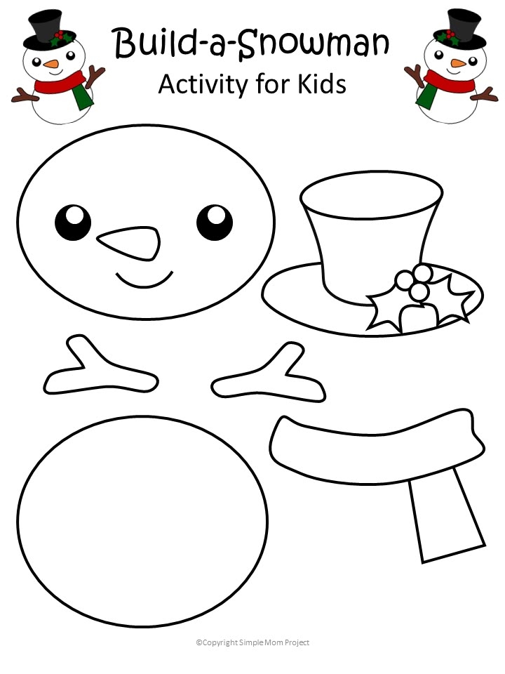 Easy Printable Winter Crafts