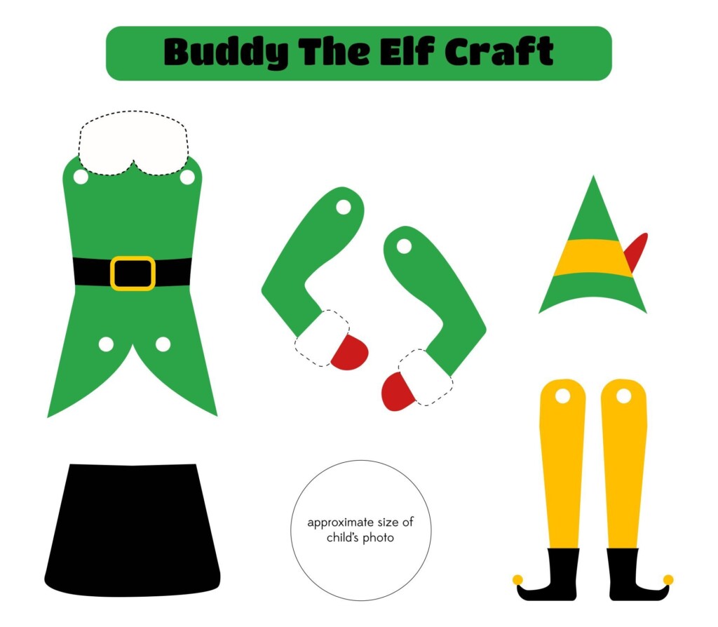 Elf Christmas Templates 20 Free PDF Printables Printablee Elf 
