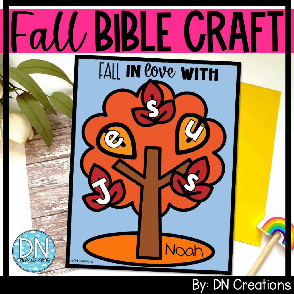 Fall Bible Craft Autumn Tree Craft Fall In Love With Jesus Craft 