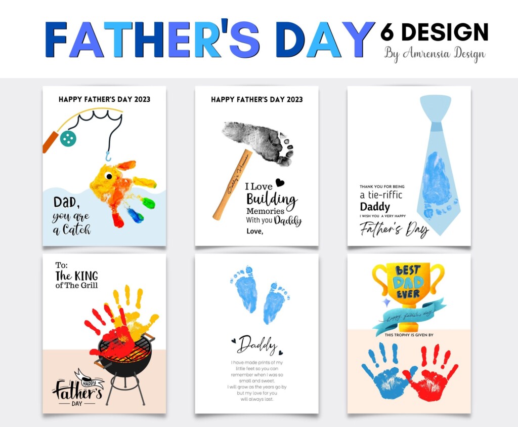 Father S Day Handprint Crafts Father S Day Bundle Etsy Artofit