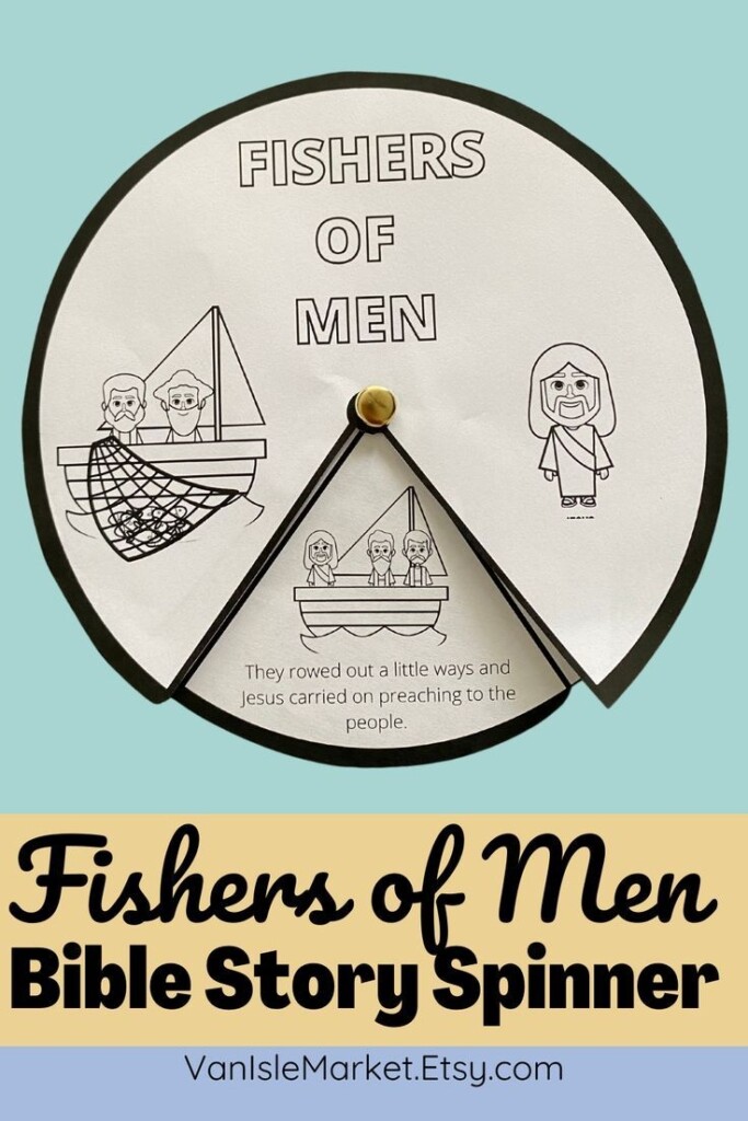 Fishers Of Men Sunday School Craft Bible Story Activities Miracle Of 