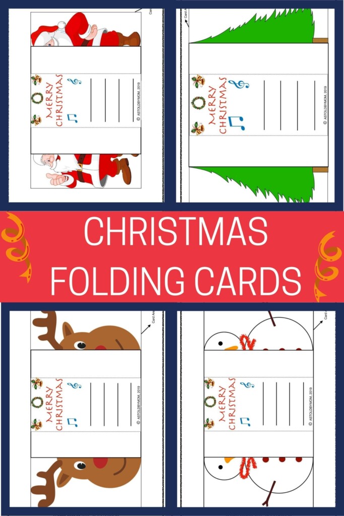 Foldable Printable Christmas Crafts FREE Printable HQ