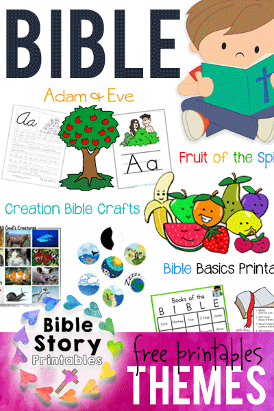 FREE Bible Crafts Printables Bible Story Printables