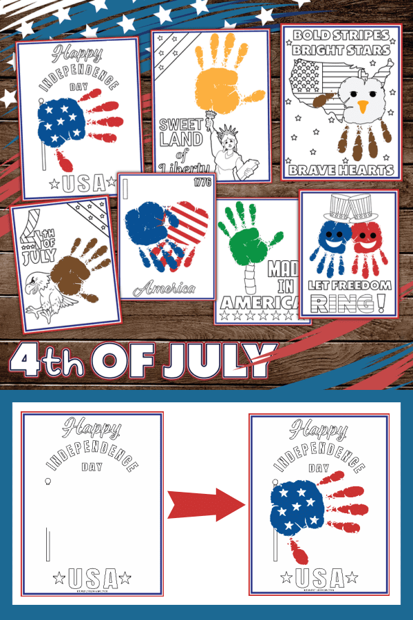 Free Fourth Of July Handprint Printable
