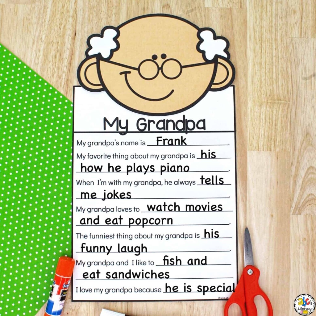 Free Grandparents Day Crafts Printables