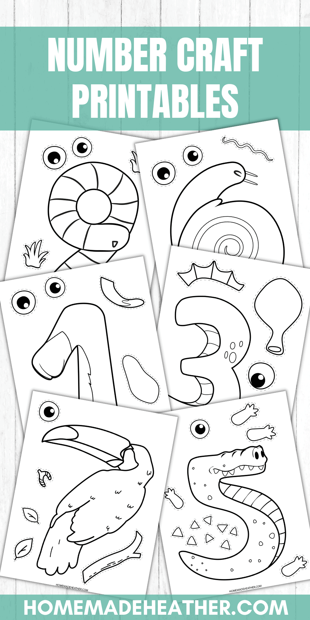 Free Number Craft Printables Artofit