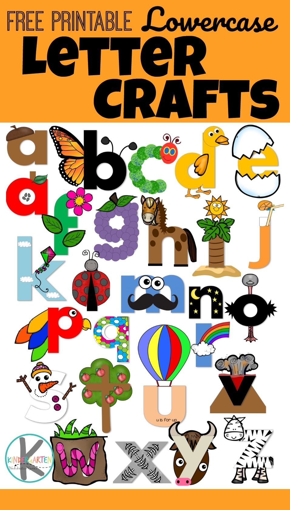 Free Printable Alphabet Letters For Crafts