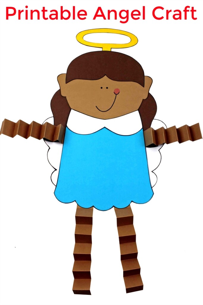 Free Printable Angel Craft For Christmas Mama Likes This