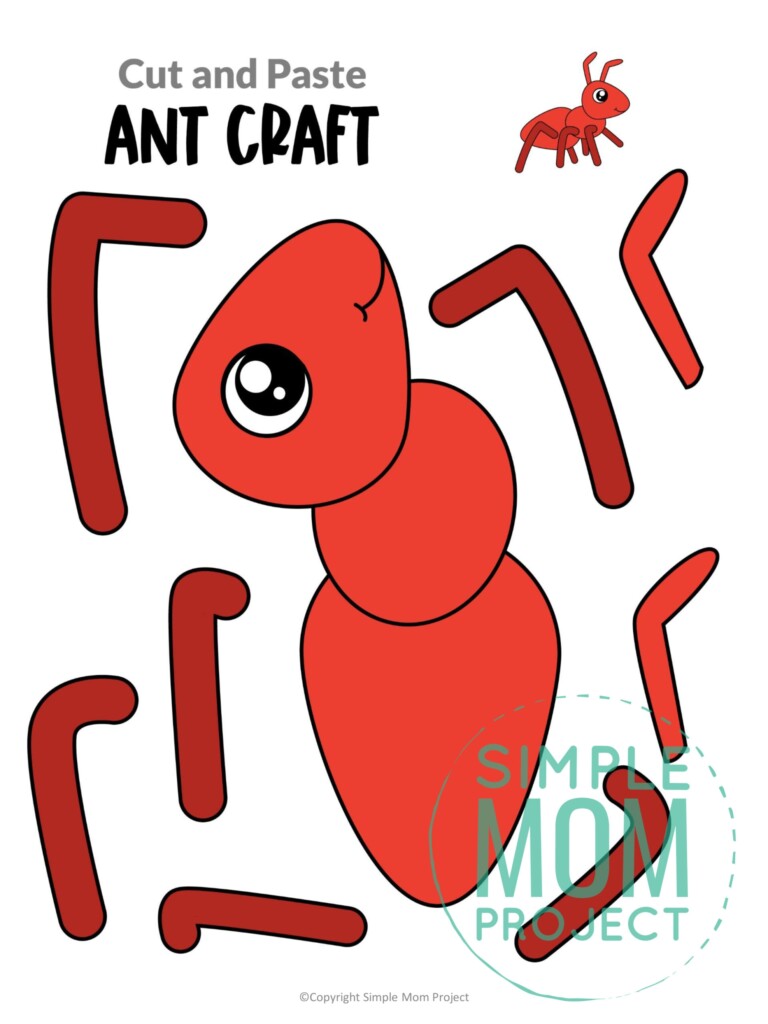 Free Printable Ant Craft Template Simple Mom Project