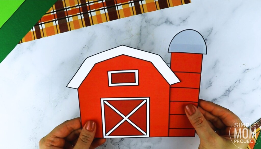 Free Printable Barn Craft Template Simple Mom Project