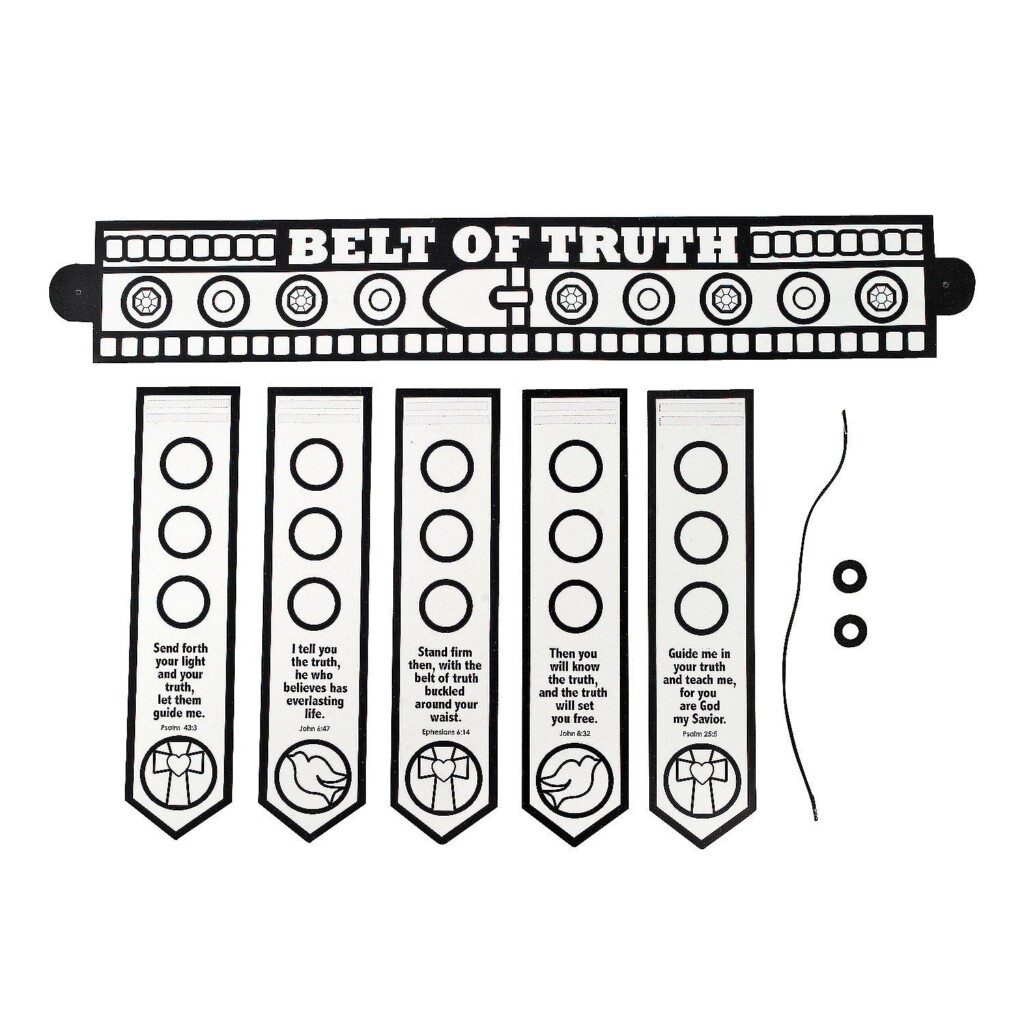 Free Printable Belt Of Truth Craft Web 7 Free Armor Of God Printables 