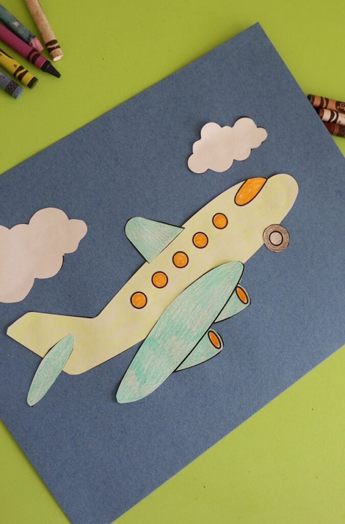 Free Printable Build An Airplane Craft Pjs And Paint