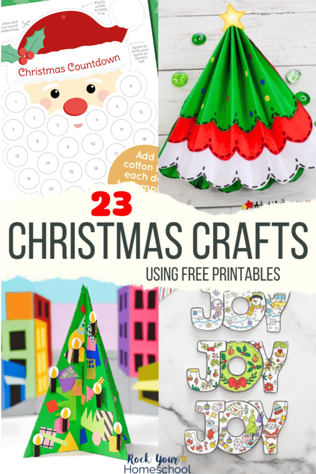 Free Printable Christmas Crafts 23 Creative And Fun Ideas For Kids