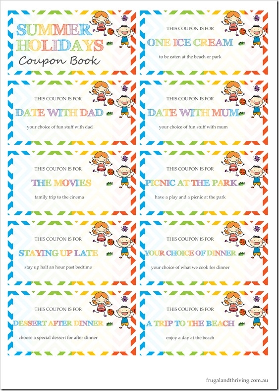Free Printable Coupons For Kids A Fun Budget Christmas Gift
