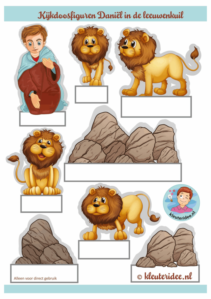 Free Printable Daniel And The Lion 39 s Den Printable Craft Printable 