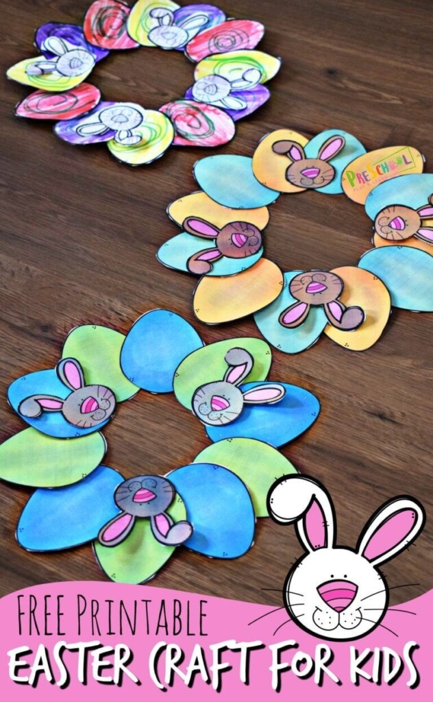 FREE Printable Easter Craft For Kids Easter Crafts Preschool Easter 