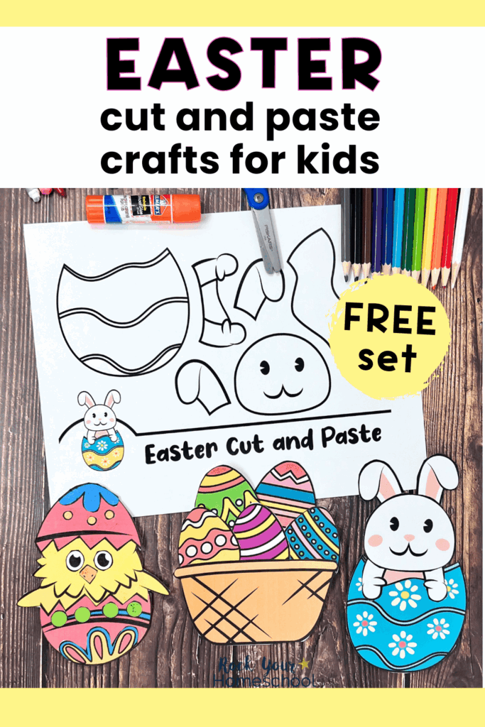 Free Printable Easter Crafts For Kids Cute Cut And Paste Activities