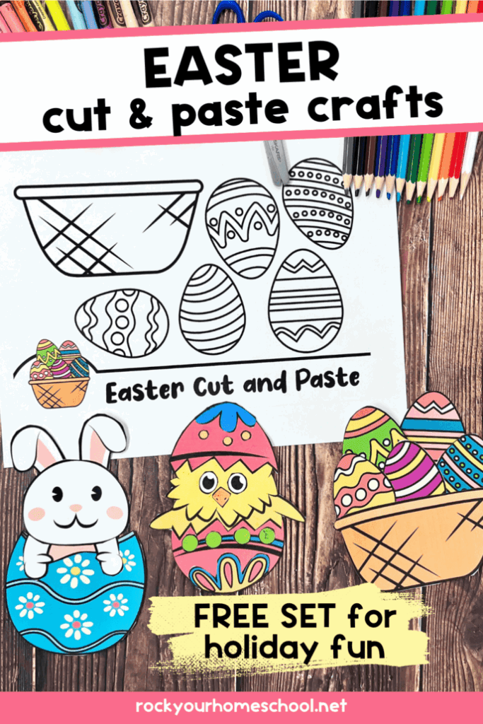 Free Printable Easter Crafts For Kids Cute Cut And Paste Activities