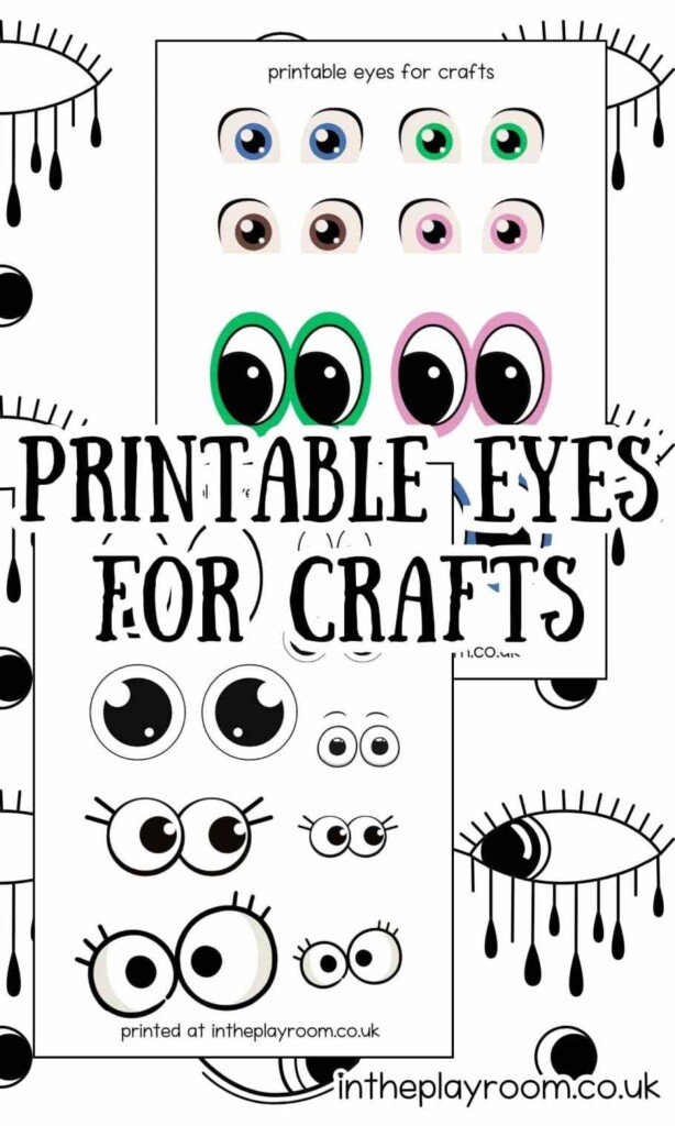 Free Printable Eyes For Crafts In The Playroom Worksheets Library