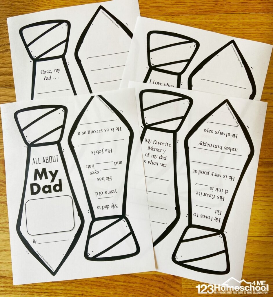 FREE Printable Fathers Day Craft