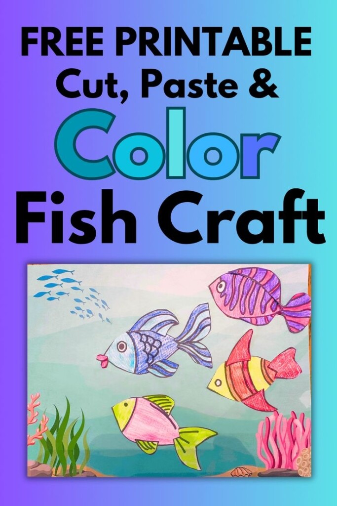 Free Printable Fish Craft For Kids To Make With Paper
