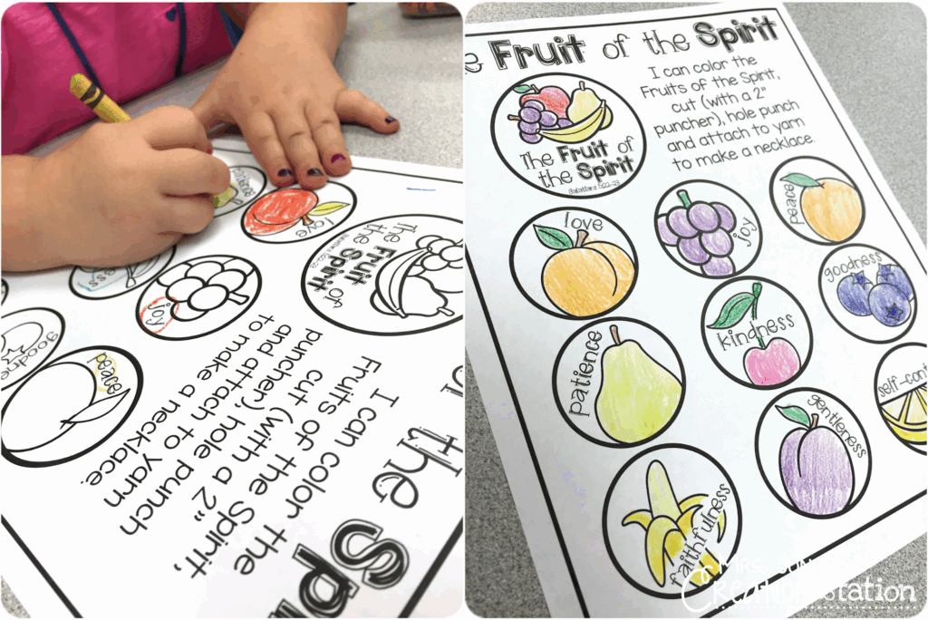 Free Printable Fruit Of The Spirit Crafts